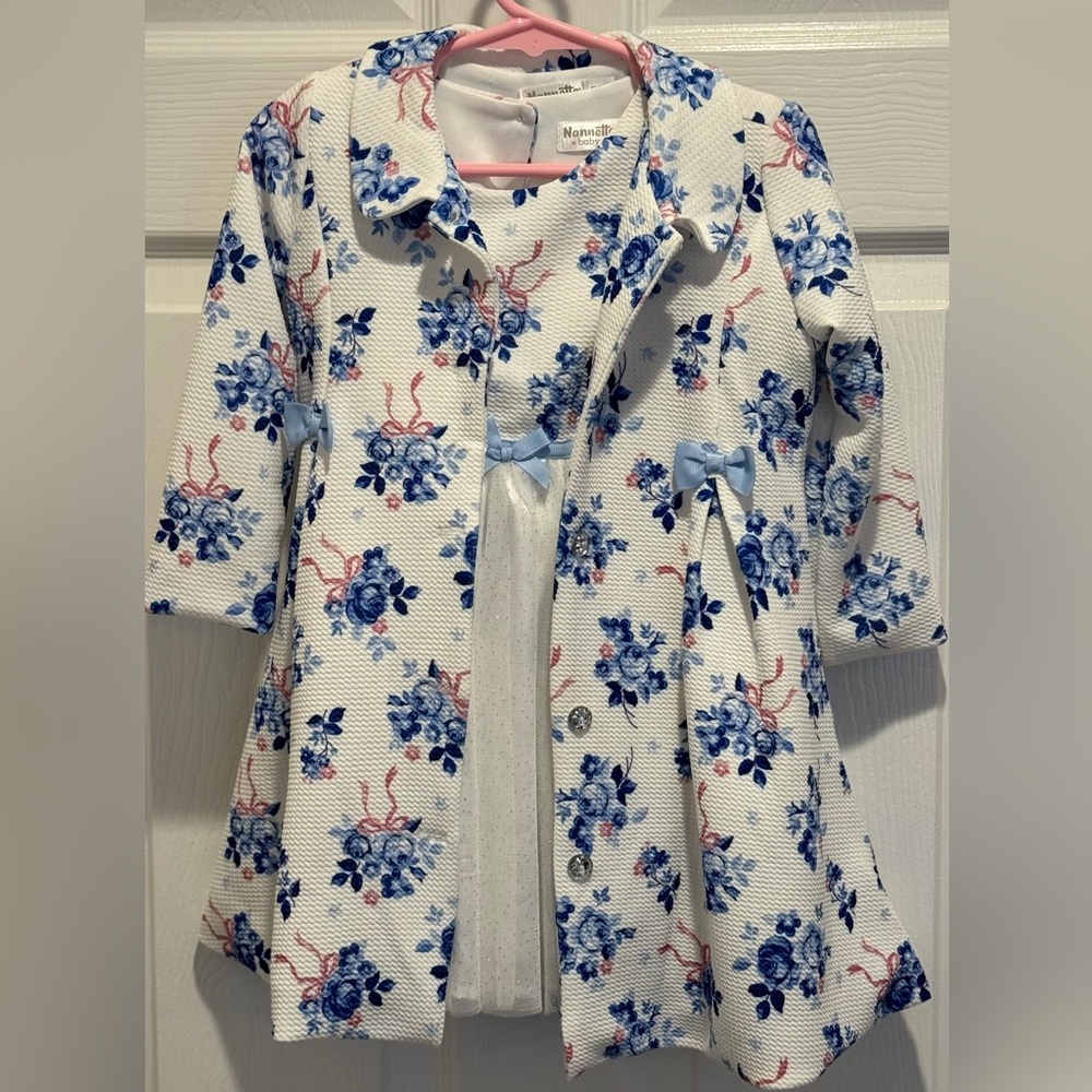 Like new Nannette Baby dress with jacket.